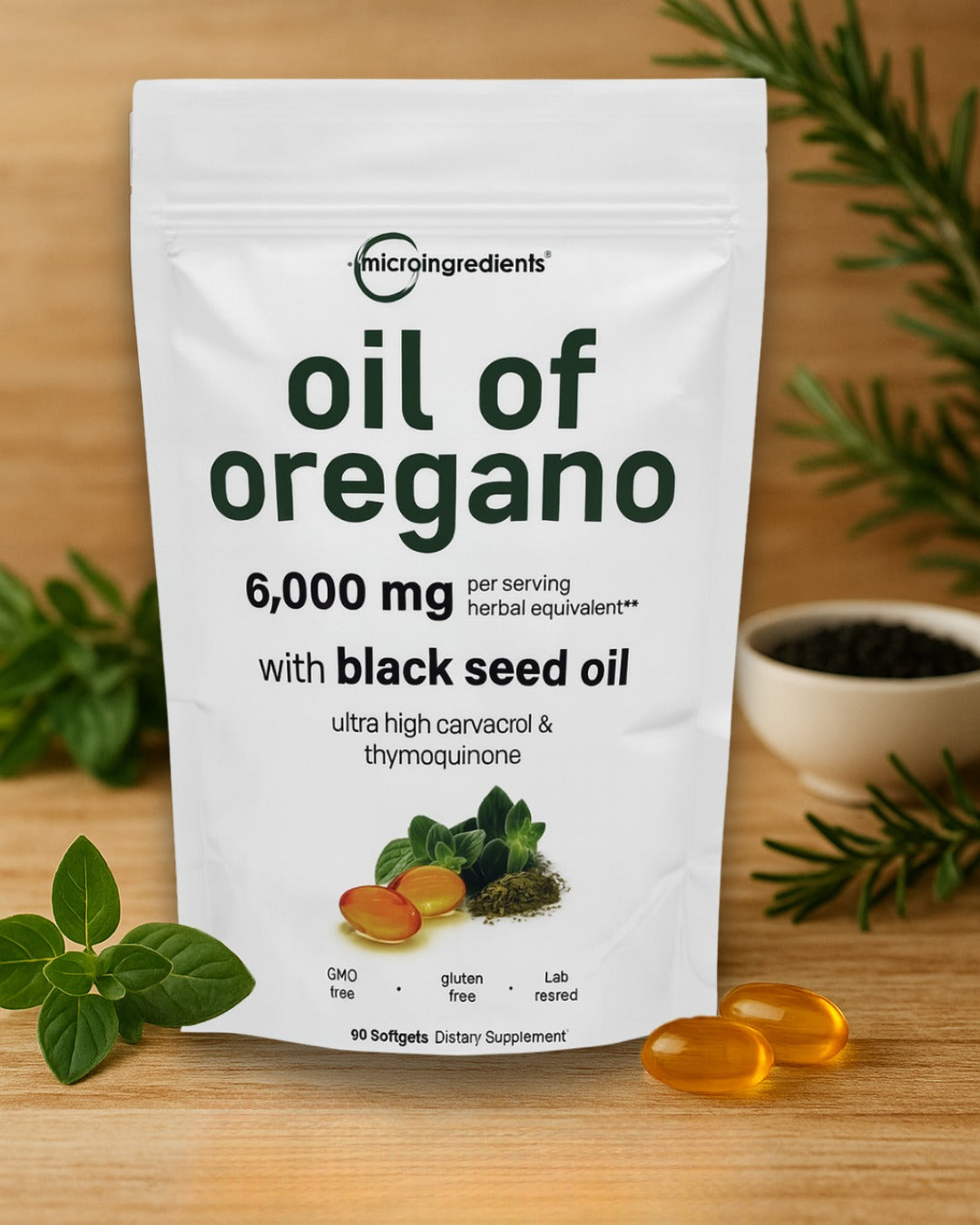 ACEITE DE OREGANO EN CAPSULAS x 90