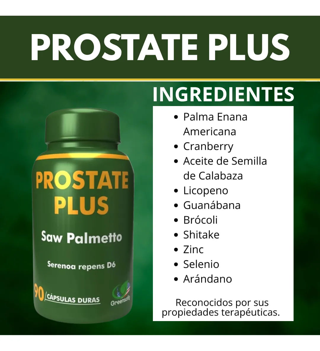 Prostate plus SAW PALMETO combo x 3 und