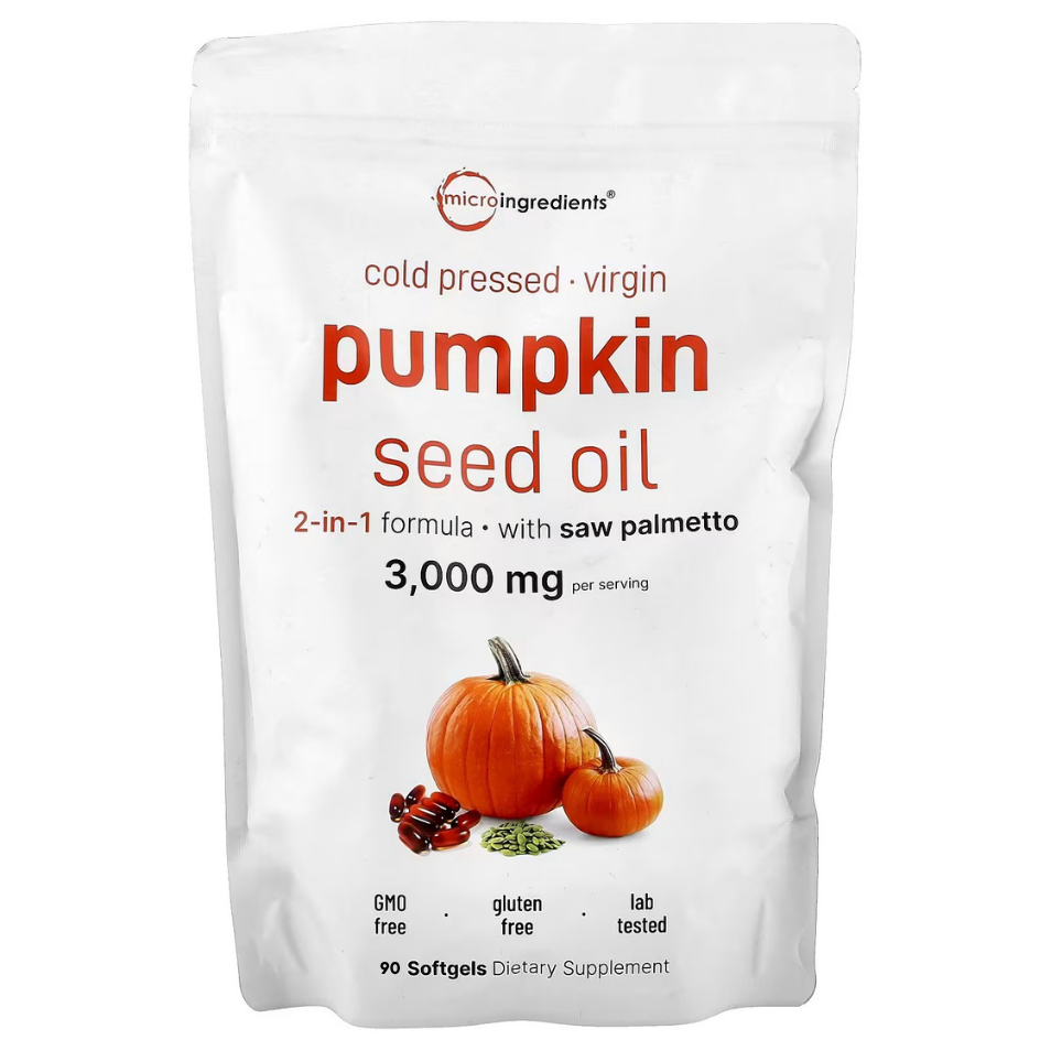 Aceite de Semilla de Calabaza + Saw Palmetto – Fórmula Natural para la Próstata - MicroIngredients®